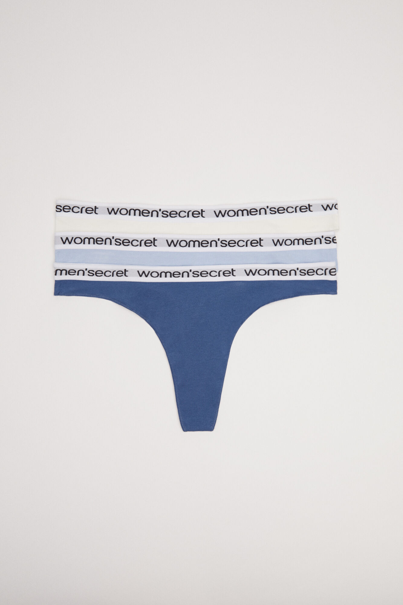 women'secret tanga 3 db fehér