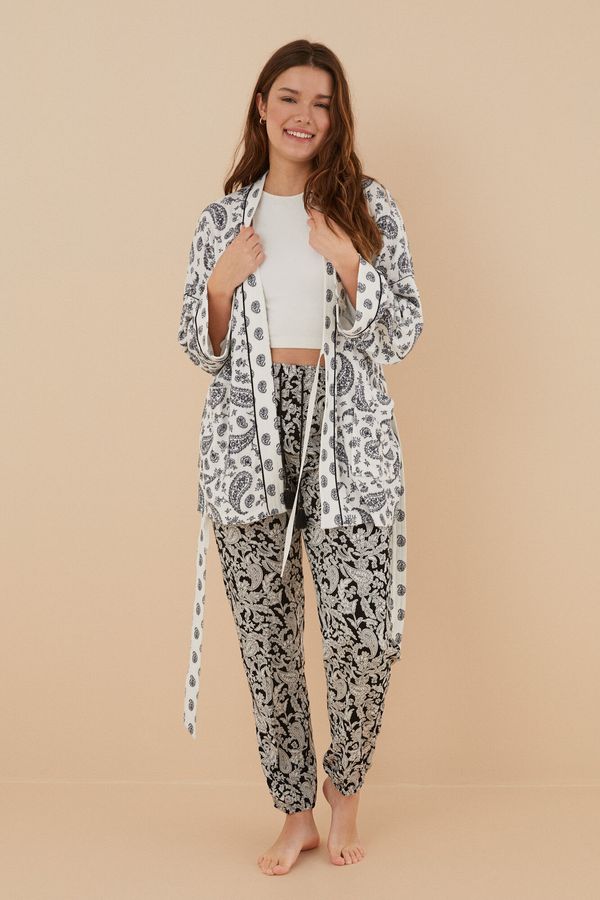 Bata corta terciopelo boho