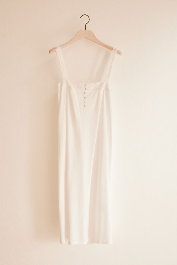 Camisón de lactancia blanco maternity