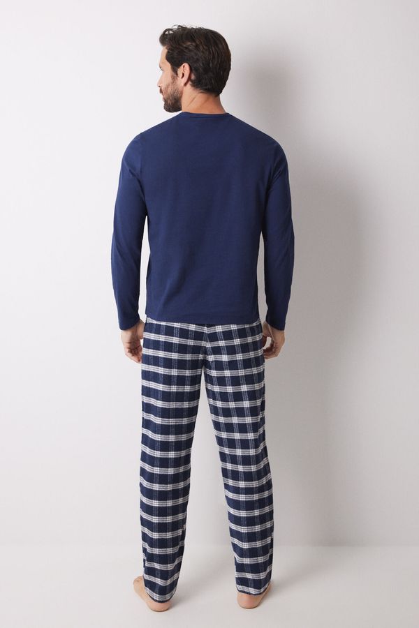 Pijama larga hombre 100% algodón Paris