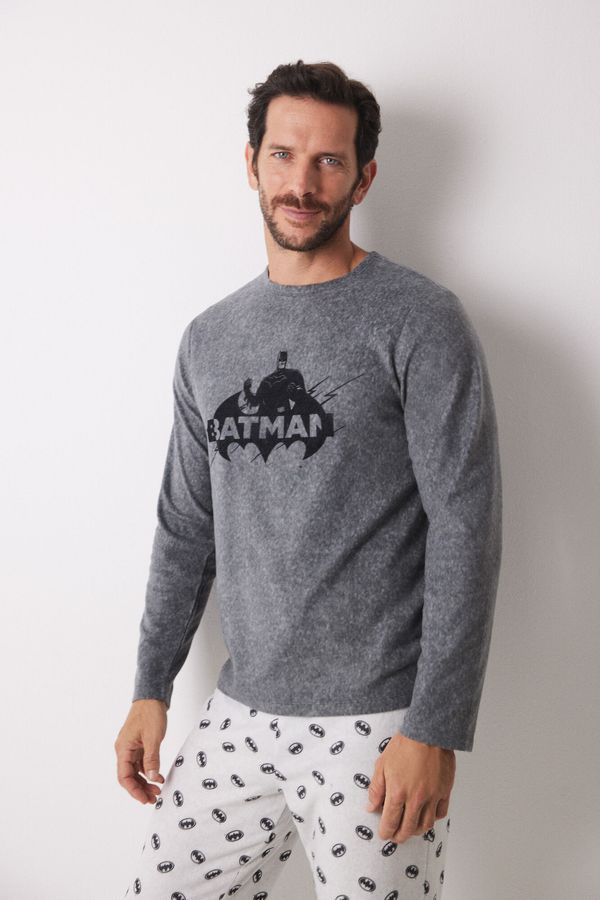 Pijama larga hombre polar "Batman"