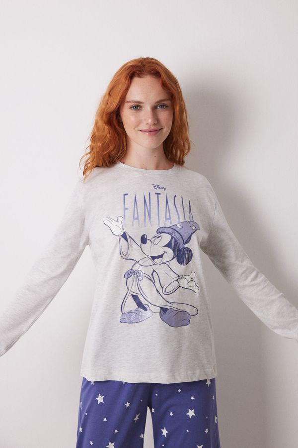 Pijama larga 100% algodón Mickey