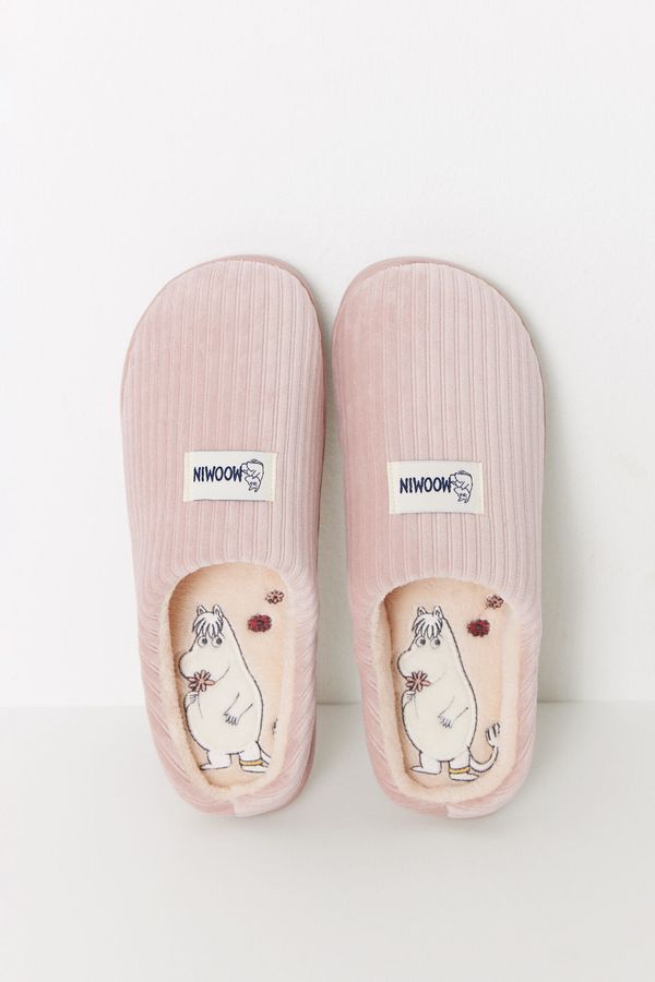 Pantuflas pana rosado Moomin