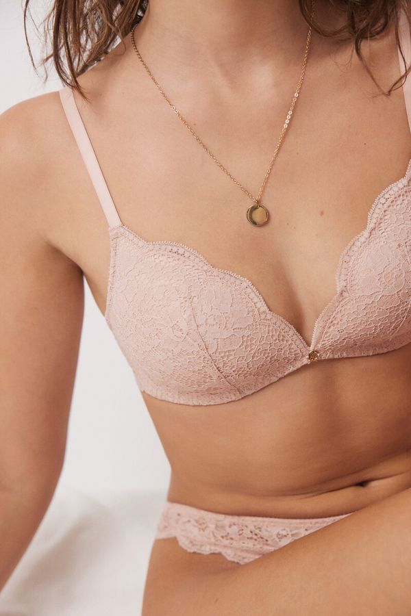CHARMING Brasier triangular relleno rosado COPA-B