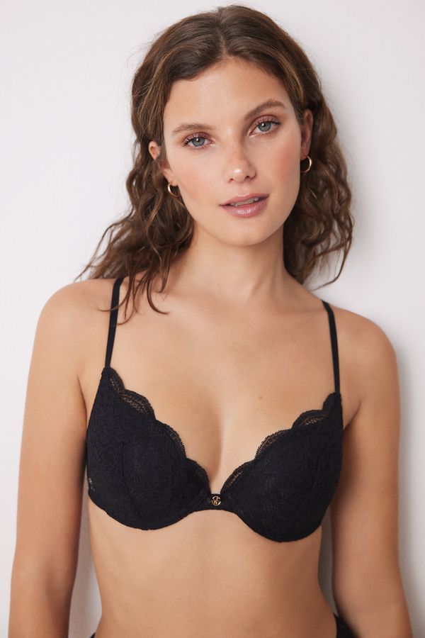 GORGEOUS Brasier efecto push up negro COPA-B