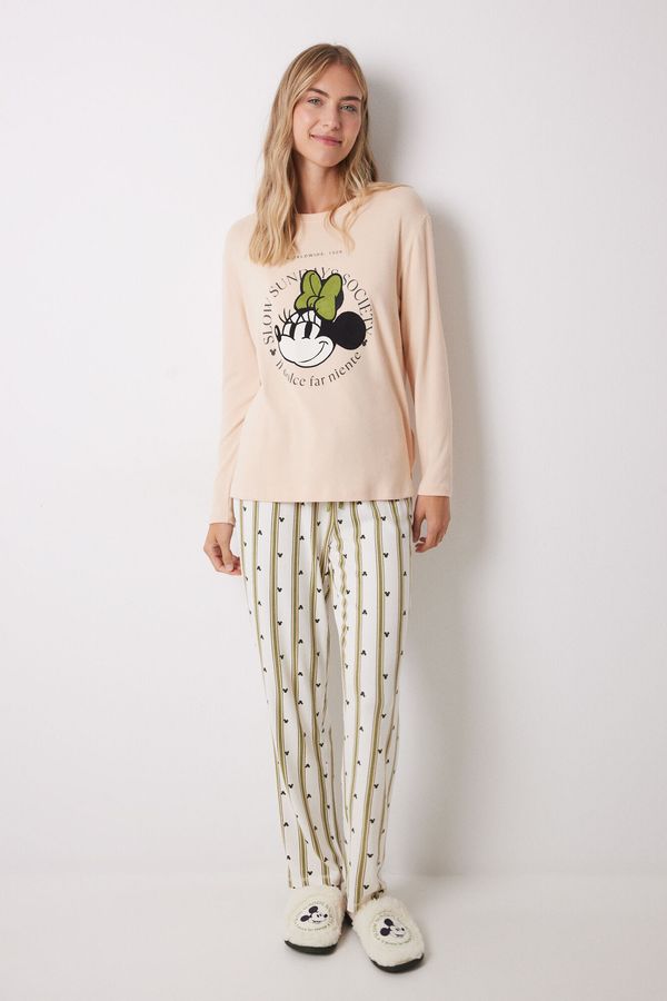 Pijama larga Minnie manga larga