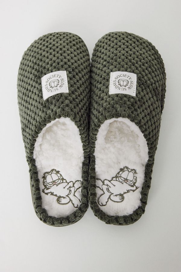 Pantuflas textura Garfield