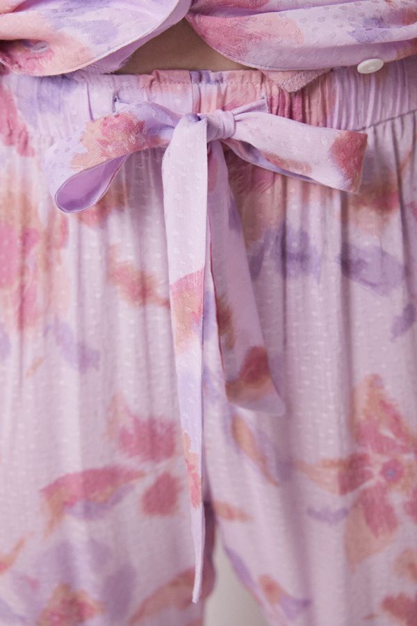 Pijama camisera Capri viscosa flores