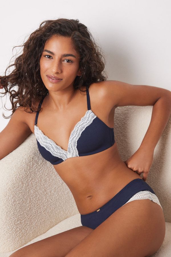 CHARMING Brasier triangular rib azul COPA-B