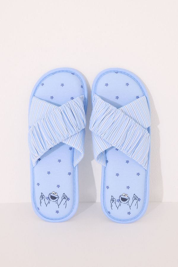 Pantuflas abiertas casa "Plaza Sésamo"