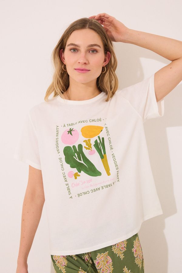 Camiseta 100% algodón "verduras"