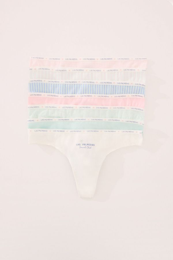 Pack 7 tangas algodón mix prints