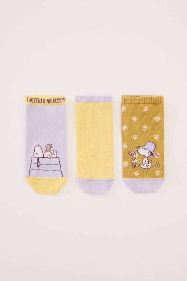 Pack 3 medias cortas Snoopy