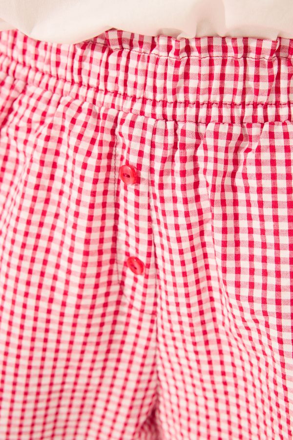 Short cuadros vichy rojo