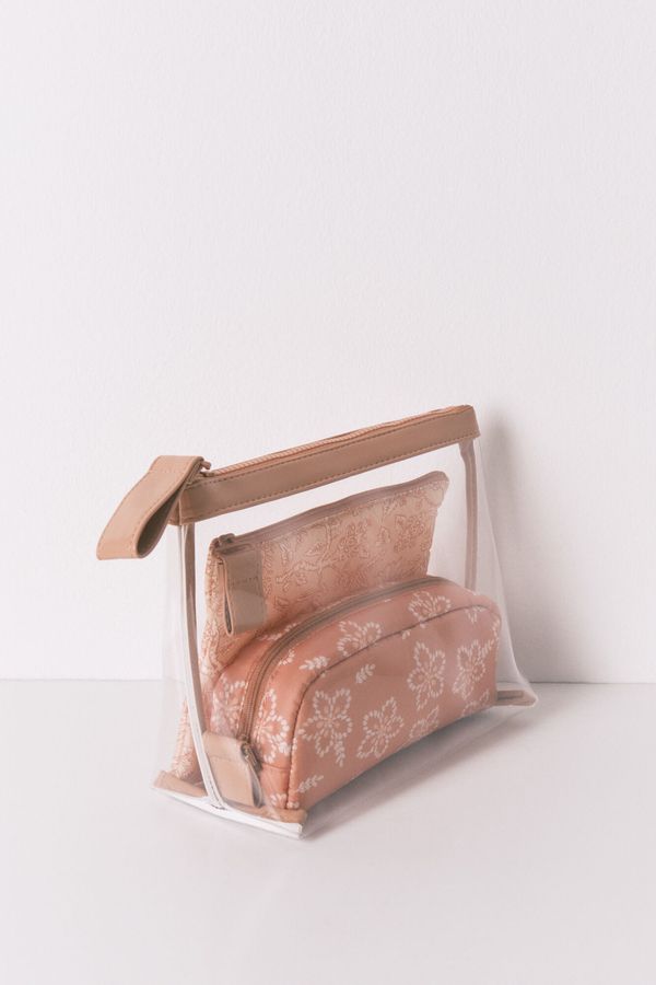 Pack 3 neceseres estampados multicolor