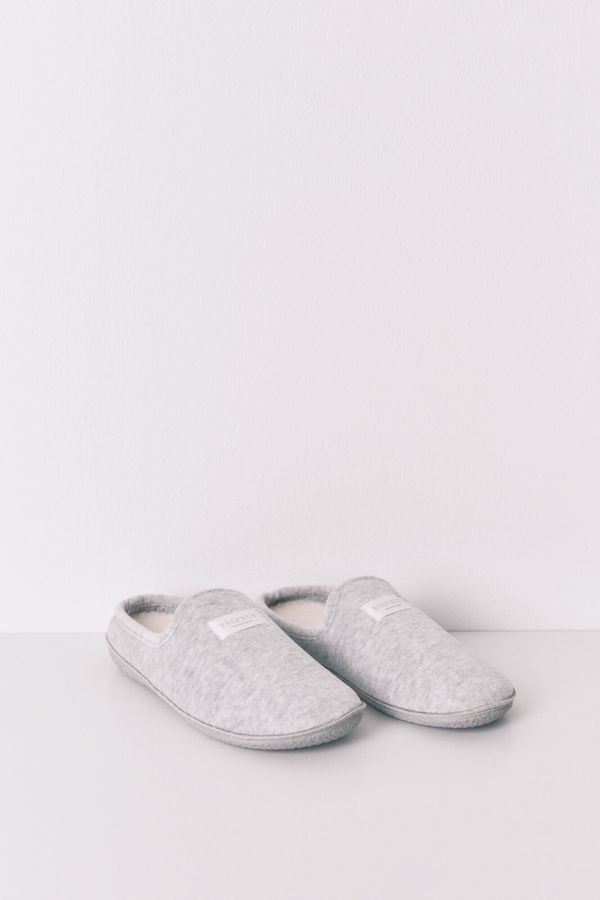 Pantuflas velour gris