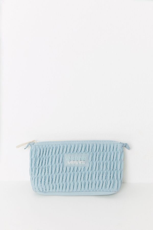 Neceser mediano acolchado azul