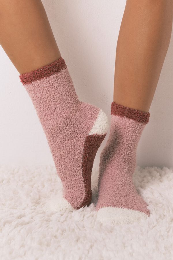 Medias largas rosado