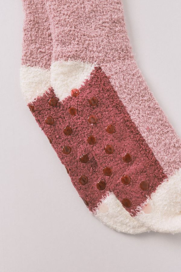 Medias largas rosado