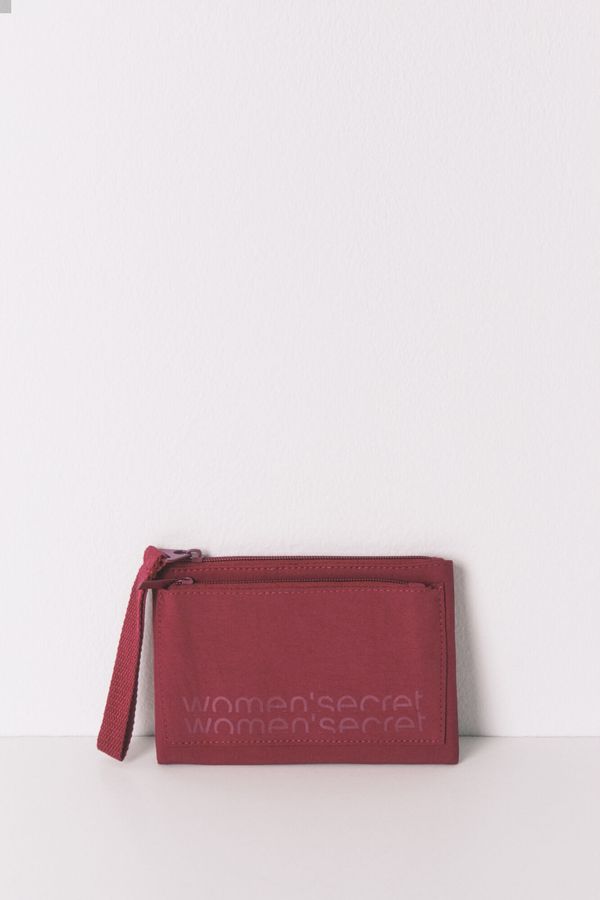 Monedero mini nylon rojo