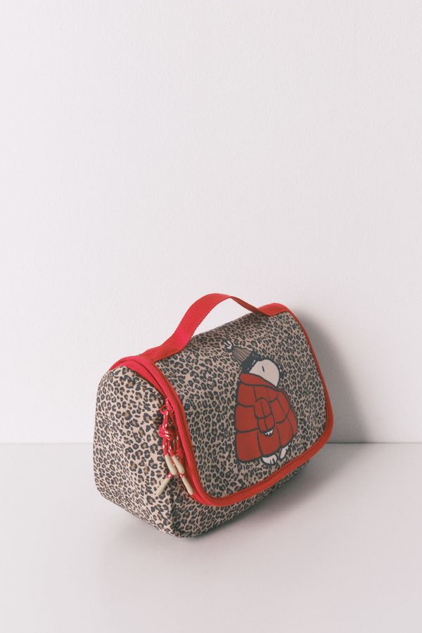 Neceser mediano percha animal print Snoopy