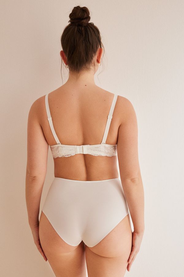 Panty reductor alto blanco tul