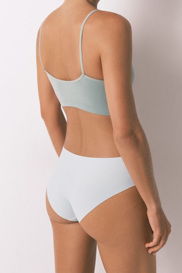 Pack 3 panties culottes microfibra azul