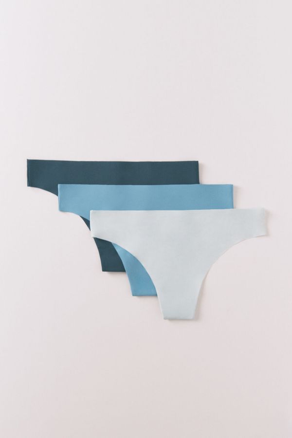 Pack 3 tangas microfibra verde